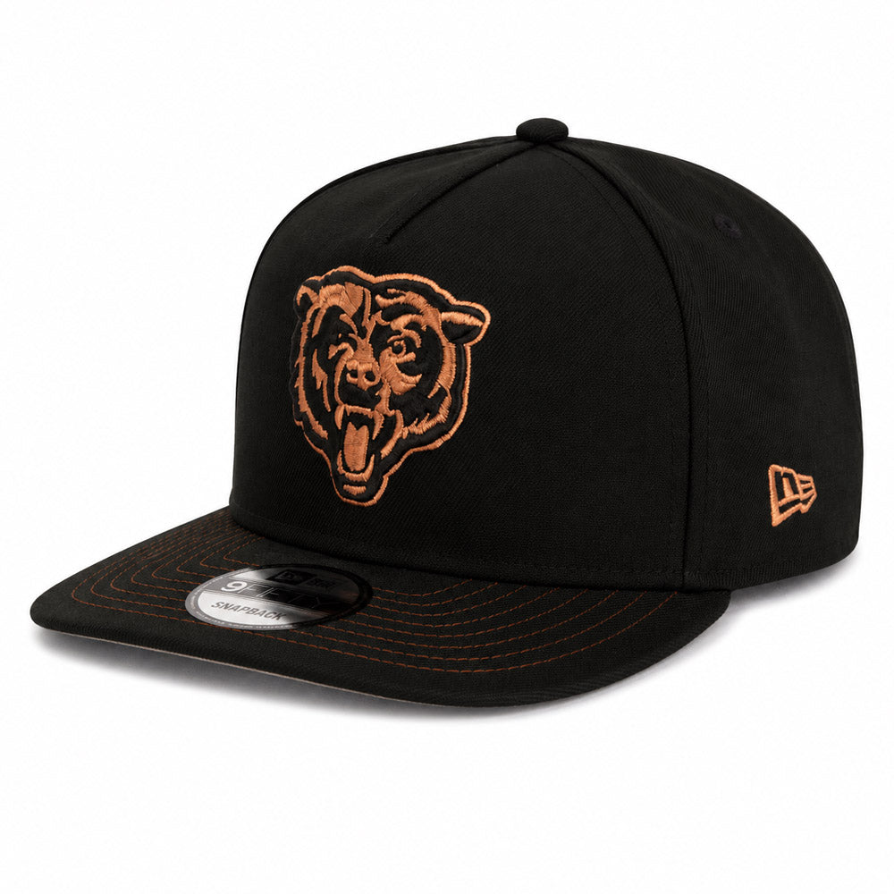 NFL Chicago Bears New Era Copper Mine 9FIFTY A-Frame Snapback Hat - Black