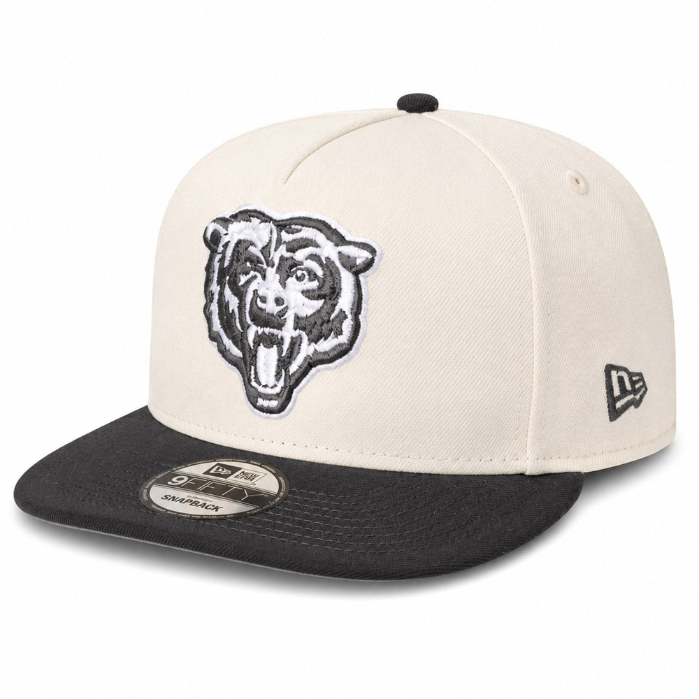 NFL Chicago Bears New Era Gridiron Chrome 9FIFTY A-Frame- Cream
