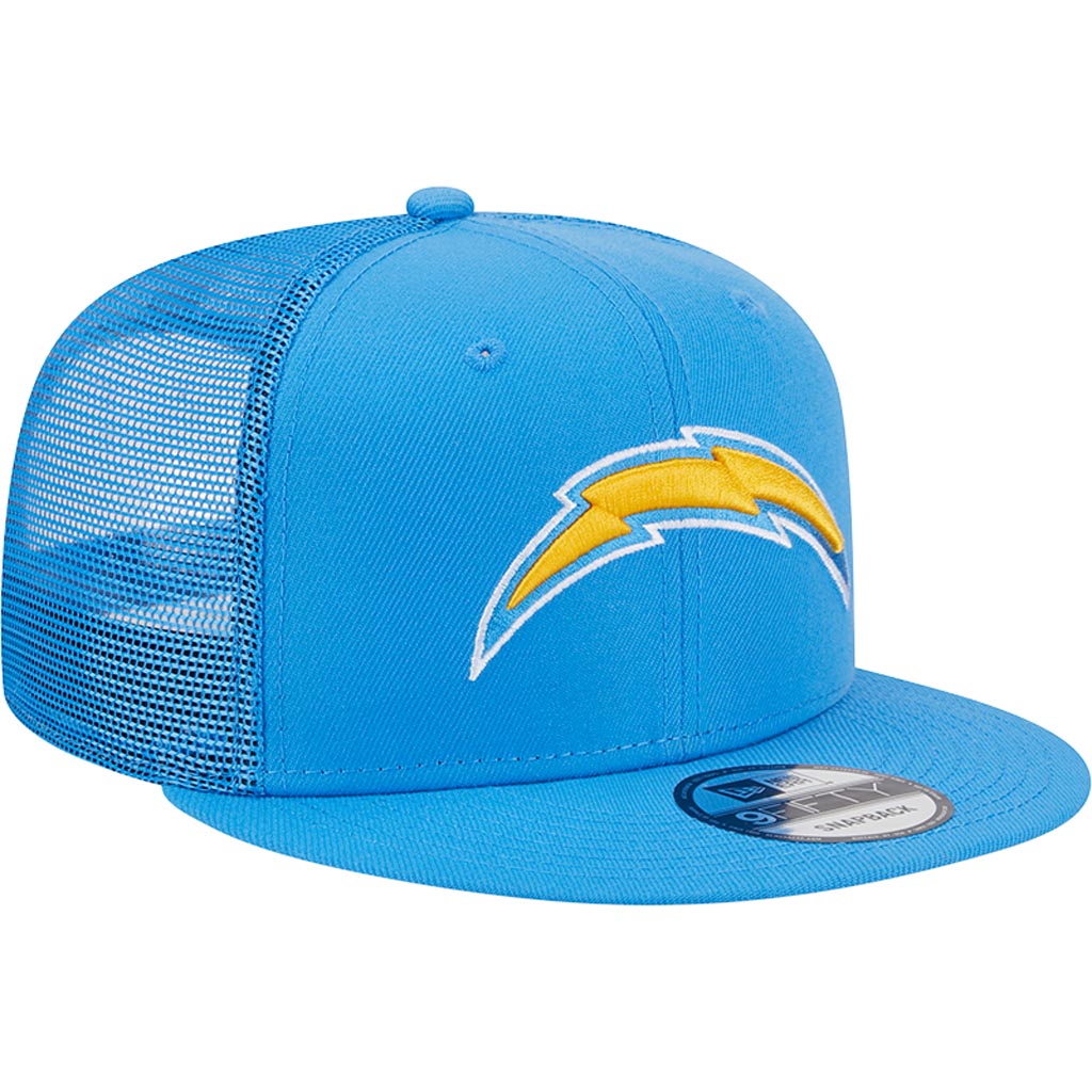NFL Los Angeles Chargers New Era 9FIFTY Snapback Trucker Hat - Blue