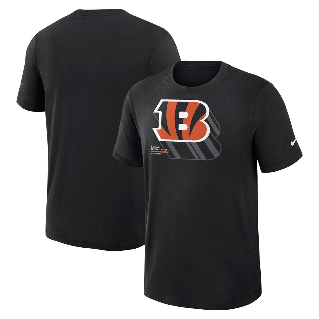 NFL Cincinnati Bengals Nike Slub T-Shirt - Black