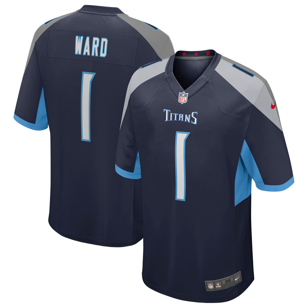 NFL Tennessee Titans Cam Ward Nike Home Game Jersey - Navy