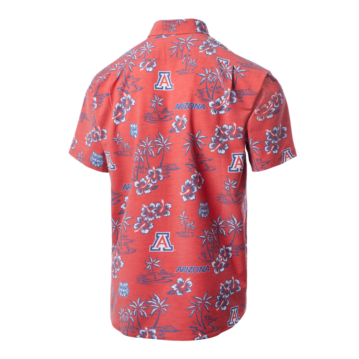 NCAA Arizona Wildcats Reyn Spooner Floral Button Up Shirt - Red