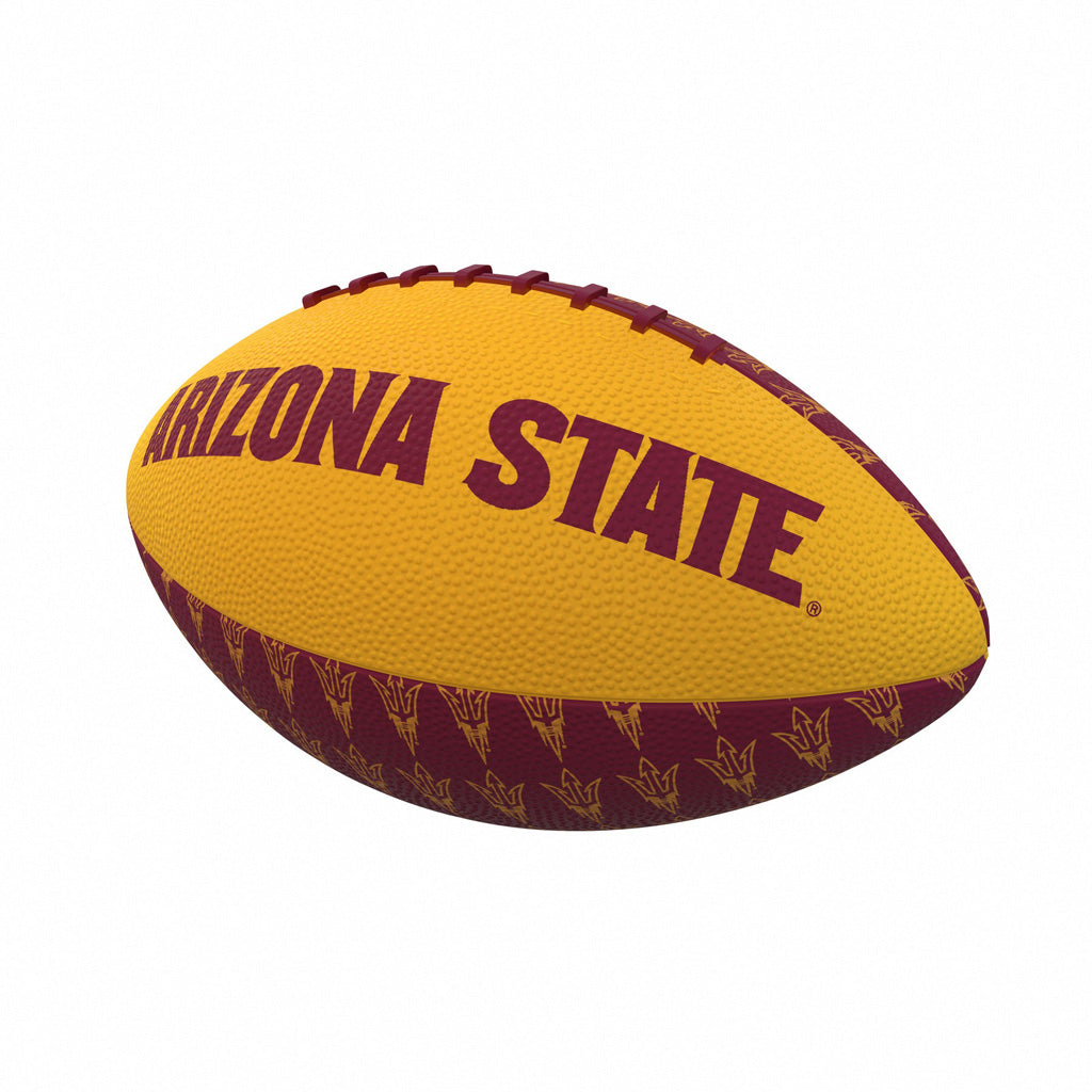 NCAA Arizona State Sun Devils Logo Brands Mini Rubber Football