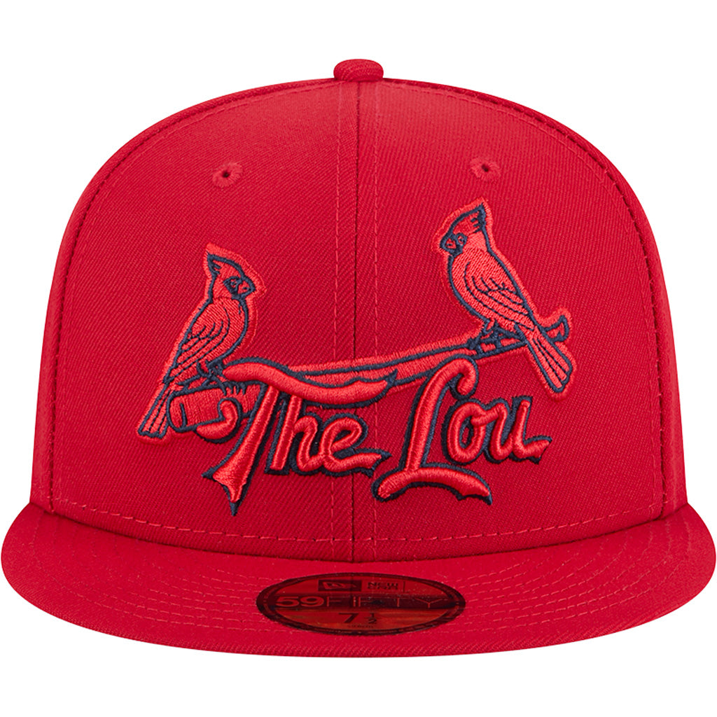 MLB St. Louis Cardinals New Era City Connect Fan Pack 59FIFTY Fitted Hat - Red