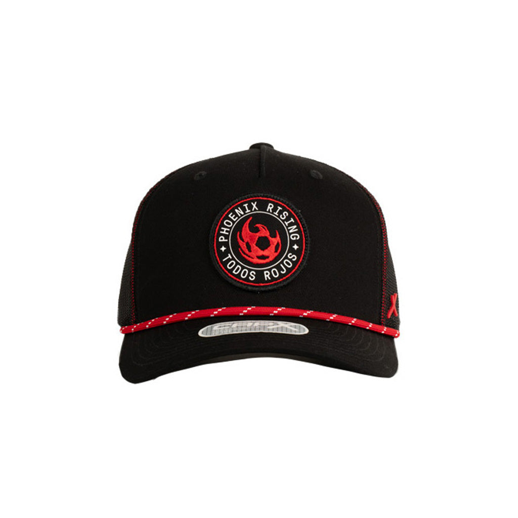 Phoenix Rising CapX Pua X8 Snapback Trucker Hat - Black