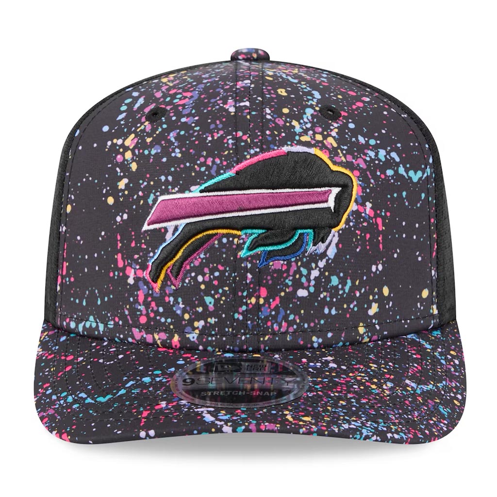 NFL Buffalo Bills New Era 2025 Crucial Catch 9SEVENTY Stretch-Snapback Hat - Black