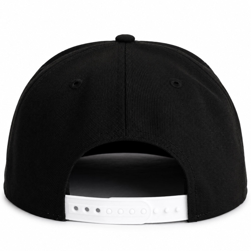 NCAA Arizona State Sun Devils New Era Black & White Sparky 9FIFTY Snapback Hat- Black
