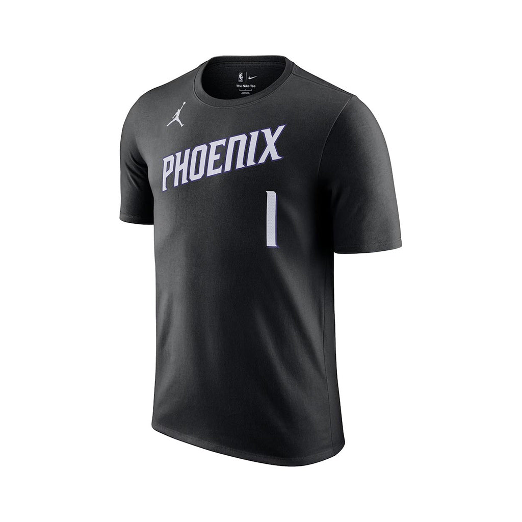 NBA Phoenix Suns Devin Booker Youth Jordan Statement Name & Number T-Shirt - Black