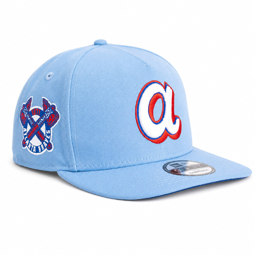 MLB Atlanta Braves New Era City Connect Alternate Undervisor 9FIFTY A-Frame- Blue