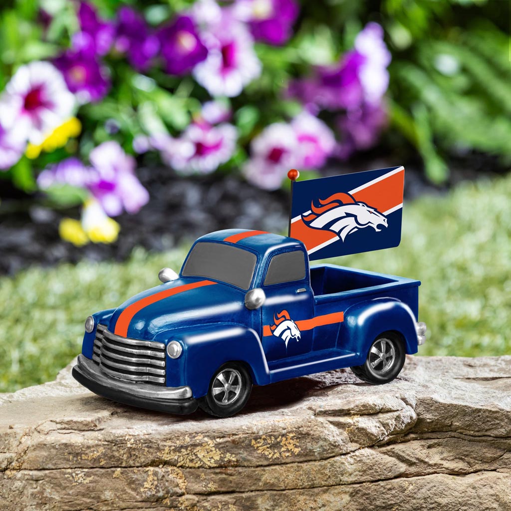 NFL Denver Broncos Evergreen Rally Truck Statue