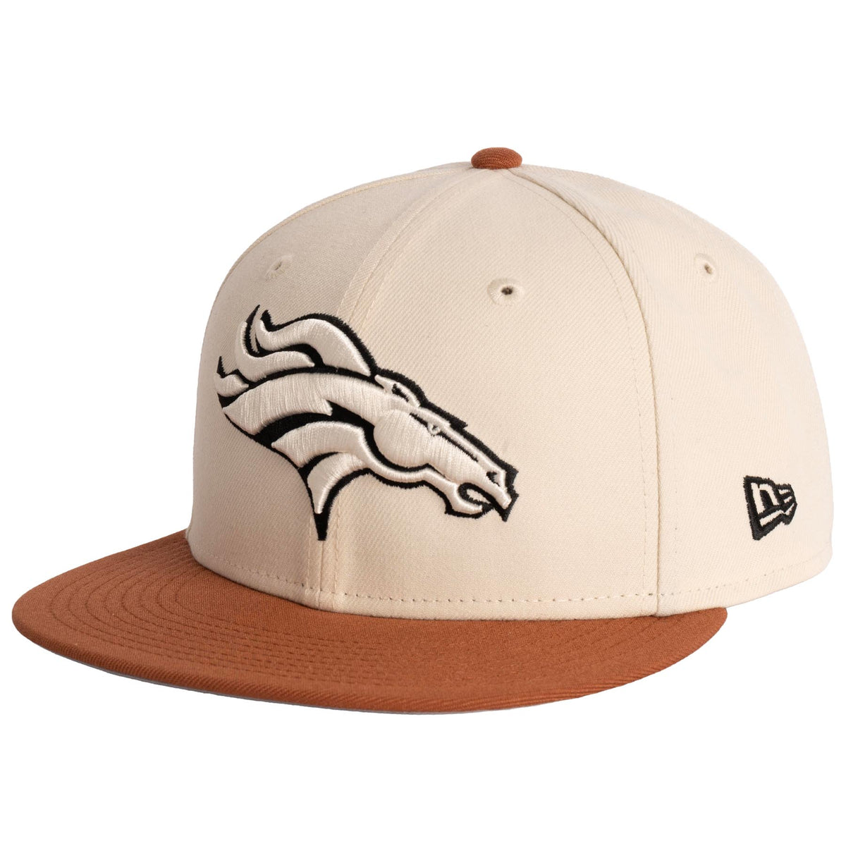 NFL Denver Broncos New Era Fieldstone 9FIFTY Snapback Hat- Light Cream