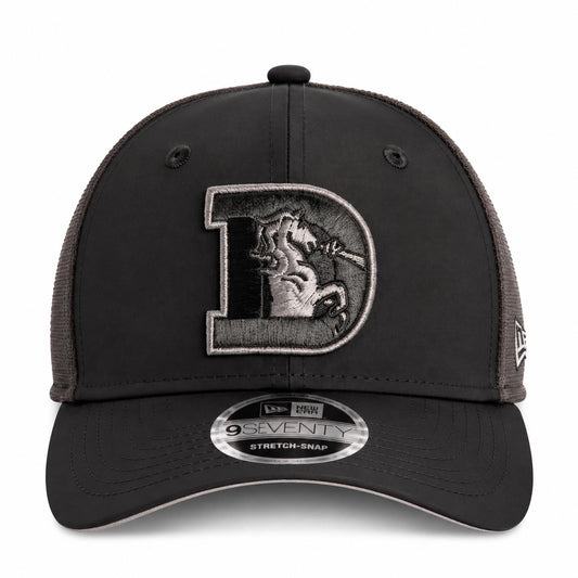 NFL Denver Broncos New Era Black Pearl Trucker 9SEVENTY Stretch-Snap Hat- Black
