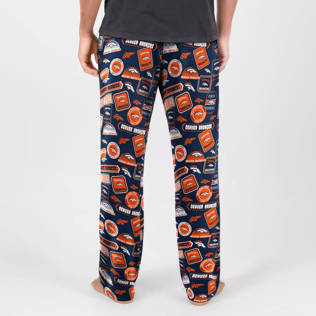 NFL Denver Broncos Concepts Sport Grady Pajama Pant- Navy