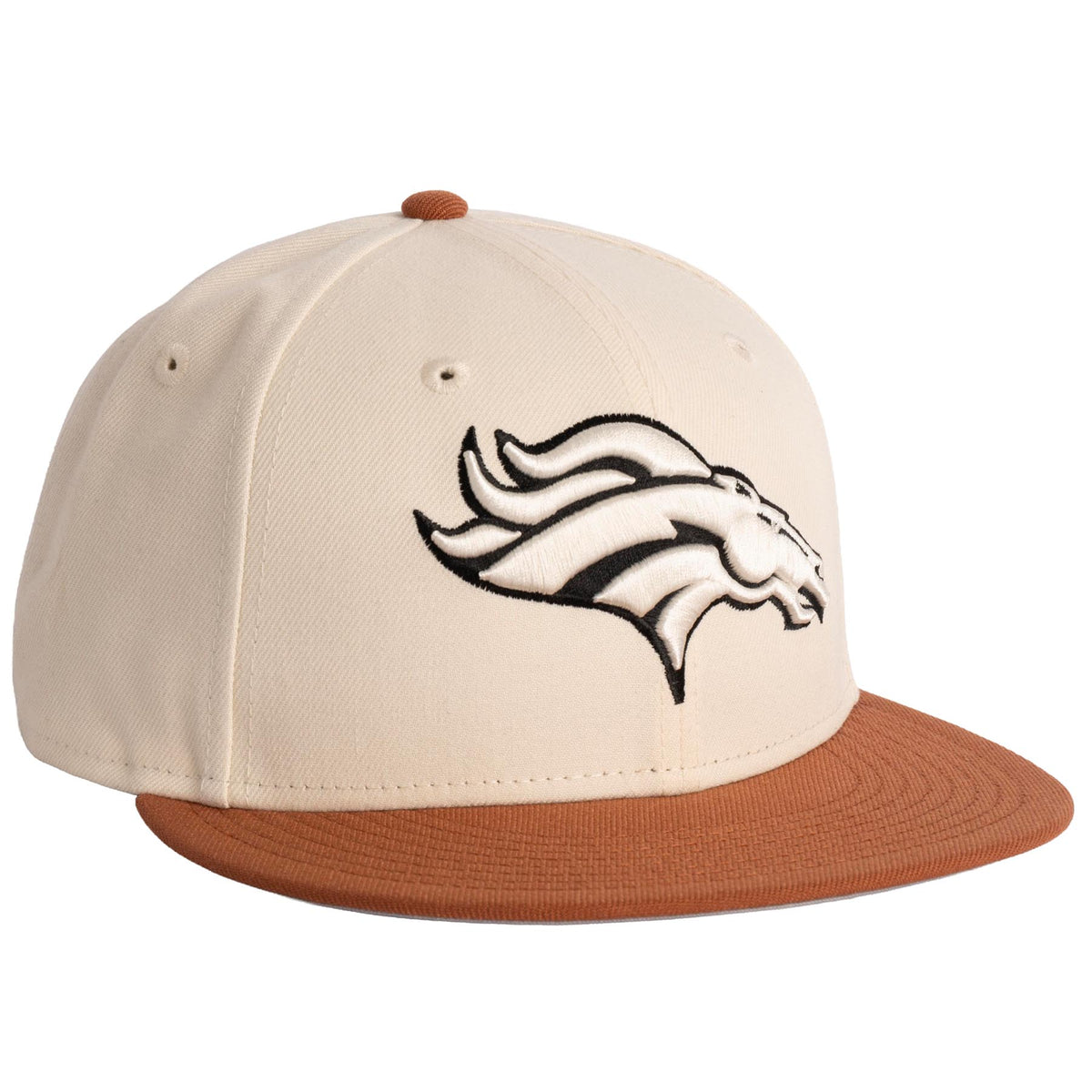 NFL Denver Broncos New Era Fieldstone 9FIFTY Snapback Hat- Light Cream