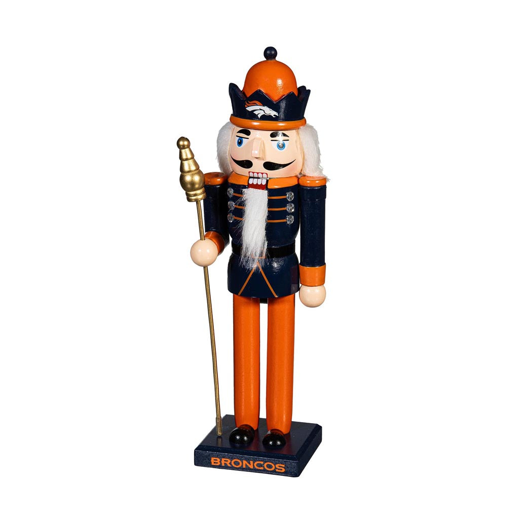 NFL Denver Broncos Evergreen 12" Nutcracker
