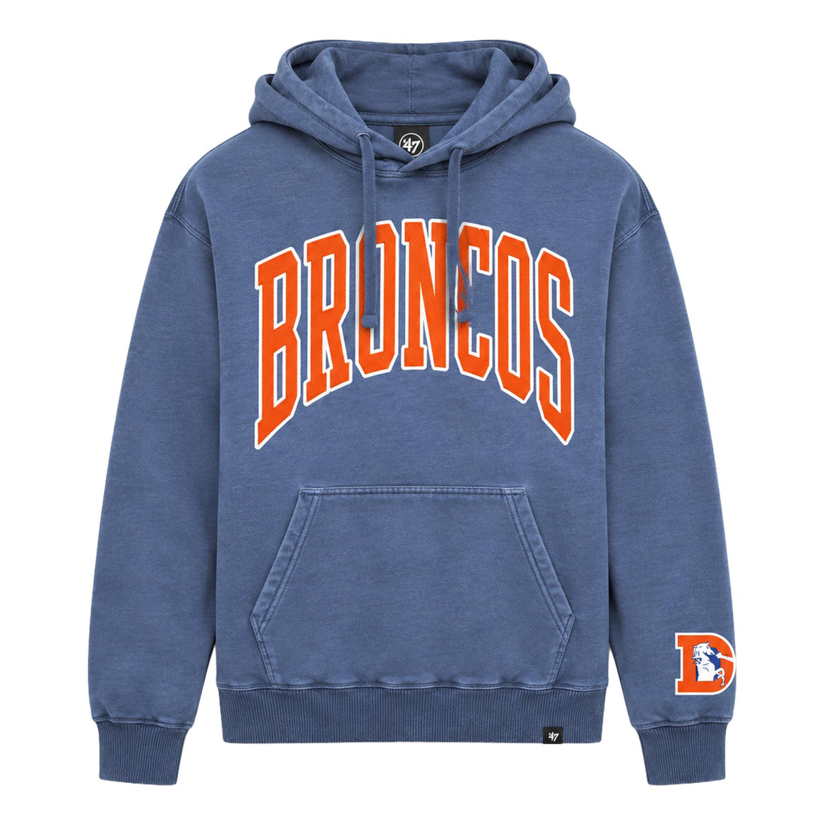 NFL Denver Broncos '47 Groton French Terry Pullover Hoodie- Blue