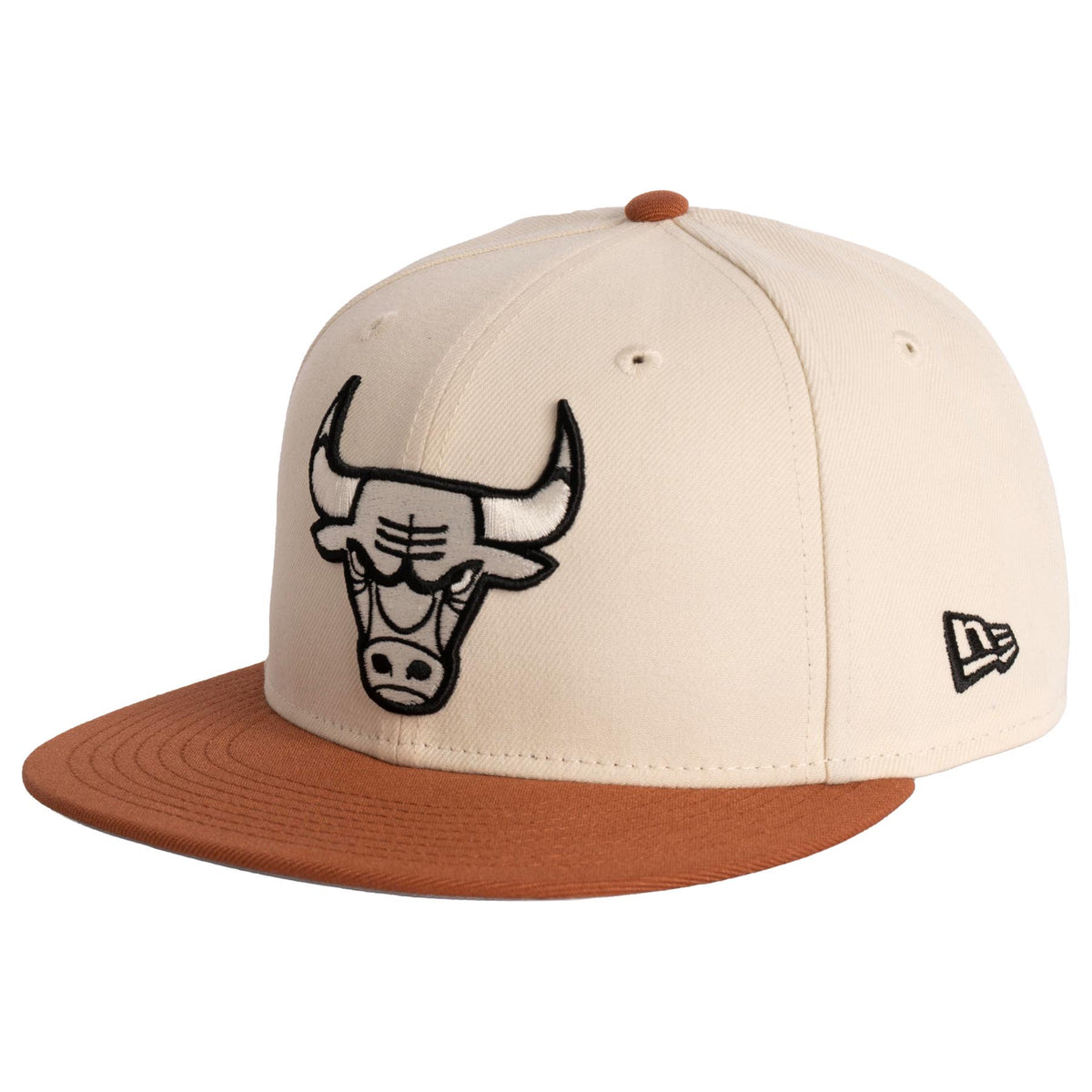 NBA Chicago Bulls New Era Fieldstone 9FIFTY Snapback Hat- Light Cream