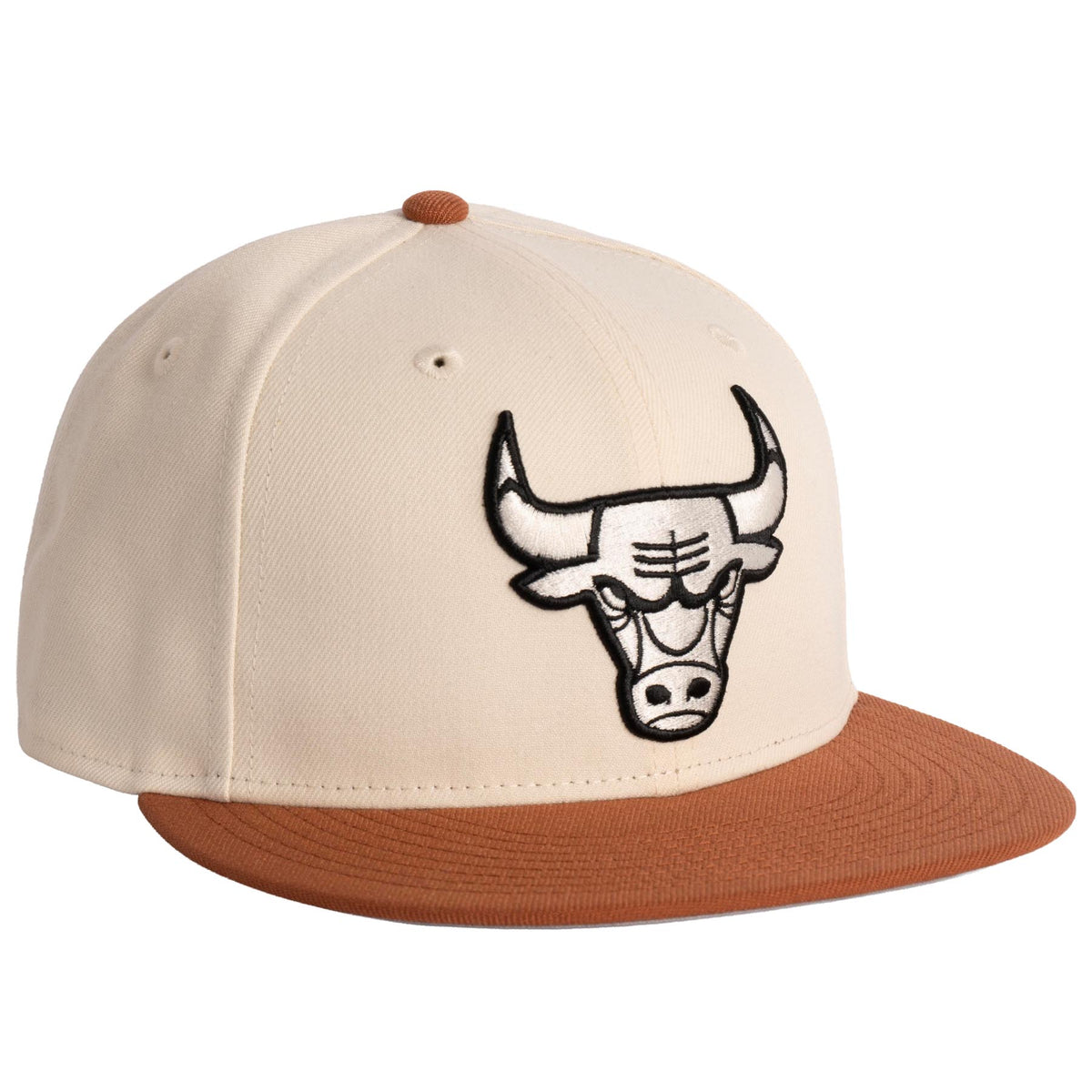 NBA Chicago Bulls New Era Fieldstone 9FIFTY Snapback Hat- Light Cream