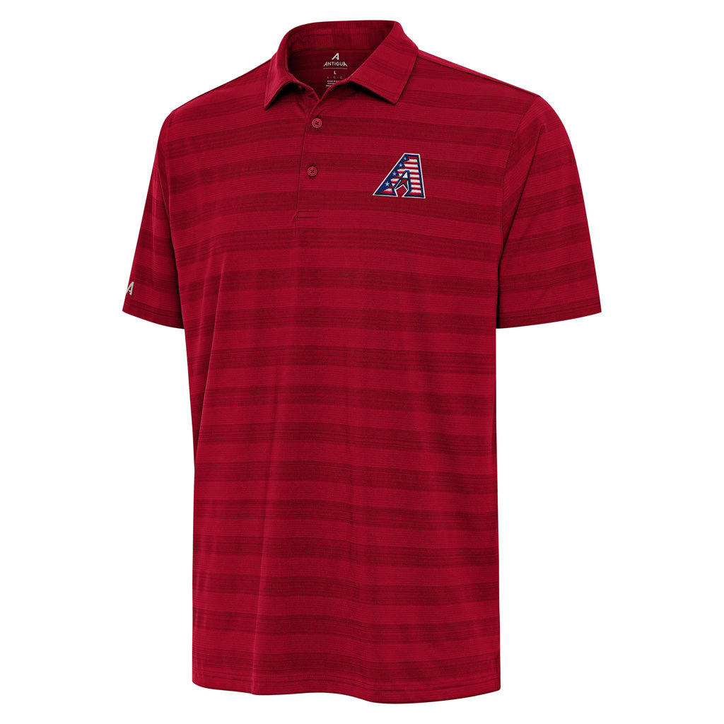 MLB Arizona Diamondbacks Antigua Americana Tunnel Polo - Red