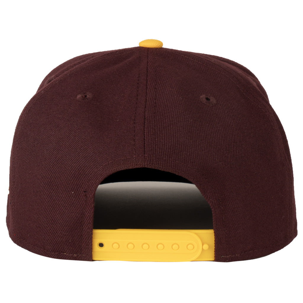 NCAA Arizona State Sun Devils New Era Sparky Flames 9FIFTY 2-Tone Snapback Hat - Maroon