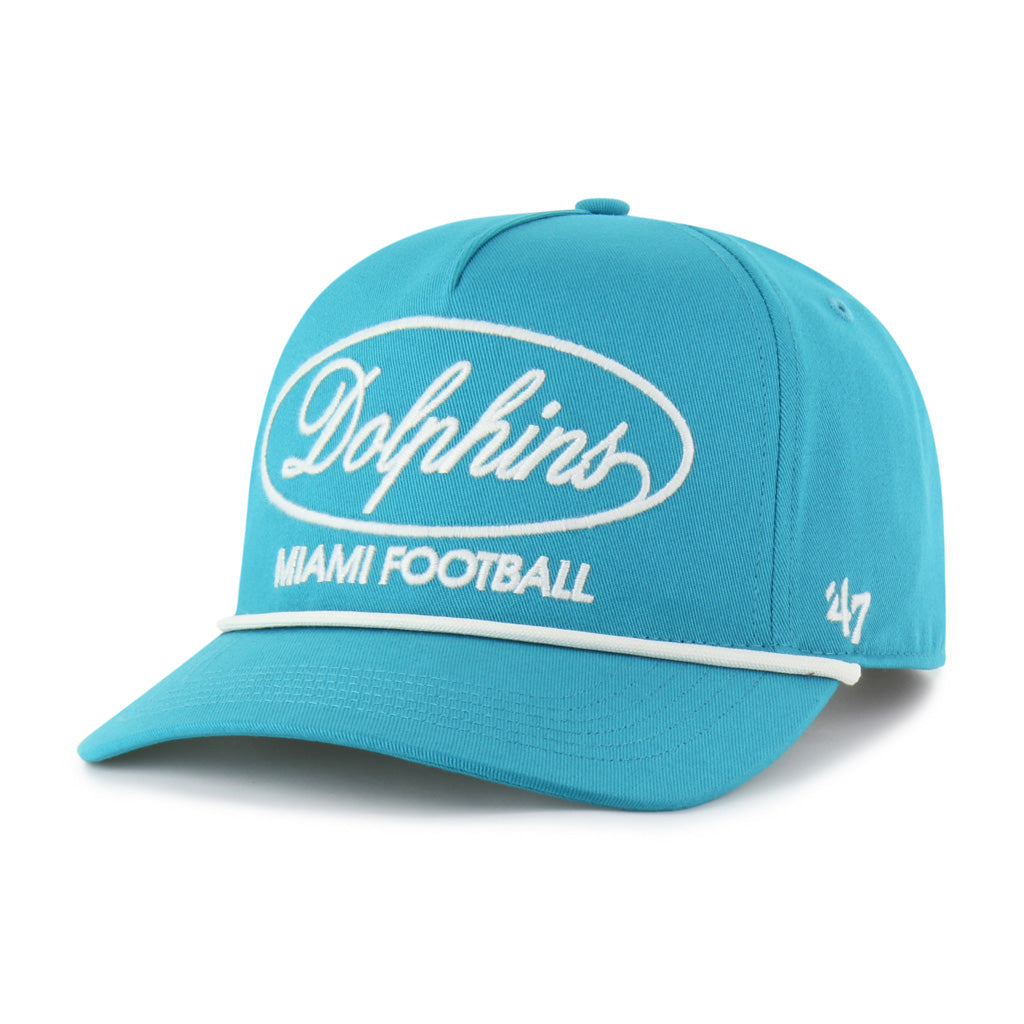 NFL Miami Dolphins '47 Foundational Hitch Snapback Hat - Teal