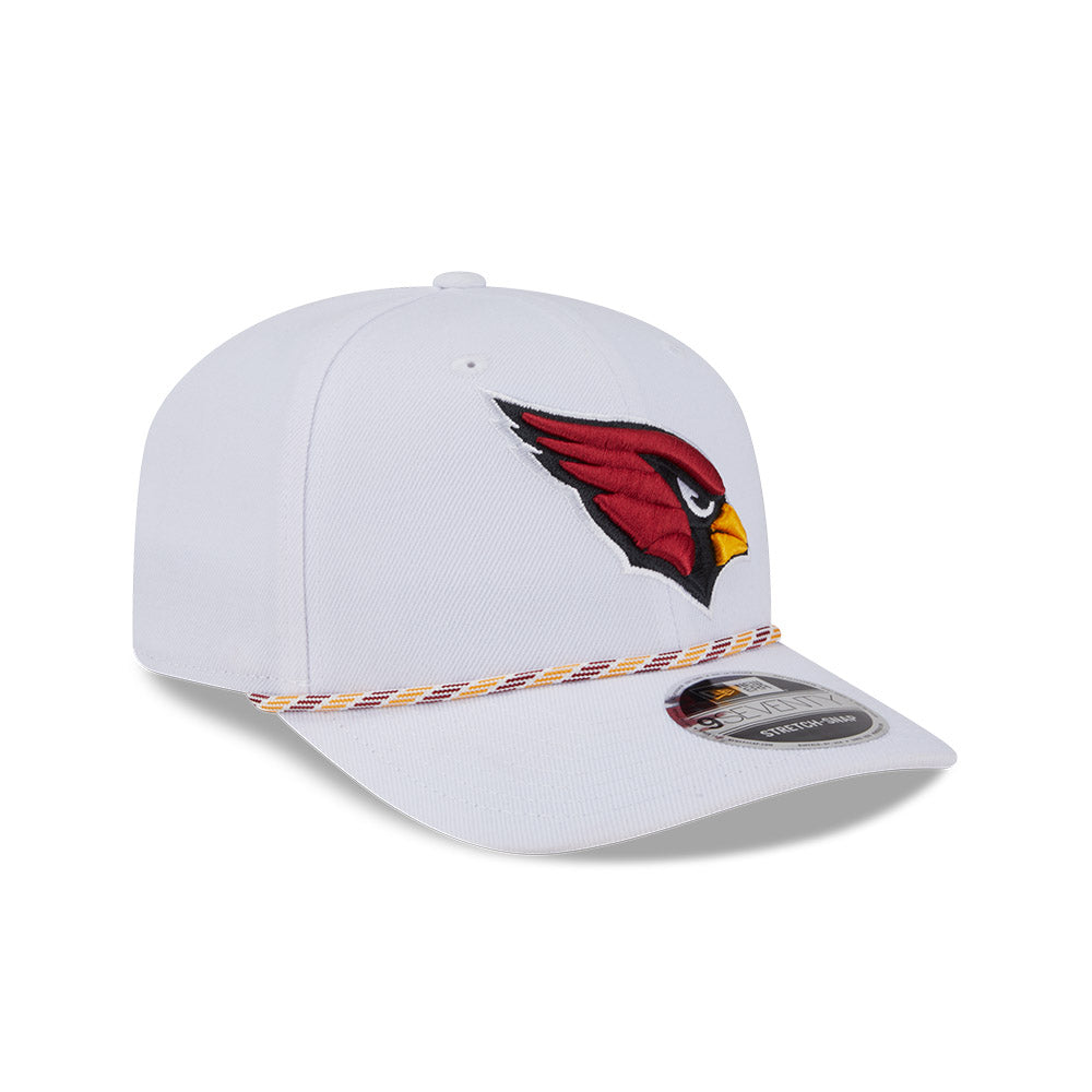 NFL Arizona Cardinals New Era Multicolor Rope 9SEVENTY Stretch-Snapback Hat - White
