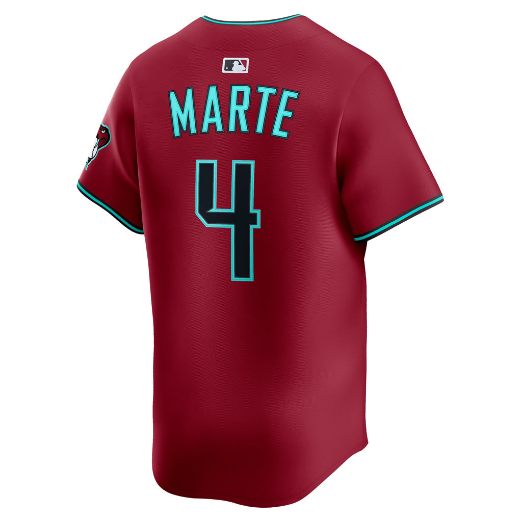 MLB Arizona Diamondbacks Ketel Marte Nike Alternate Limited Jersey - Red