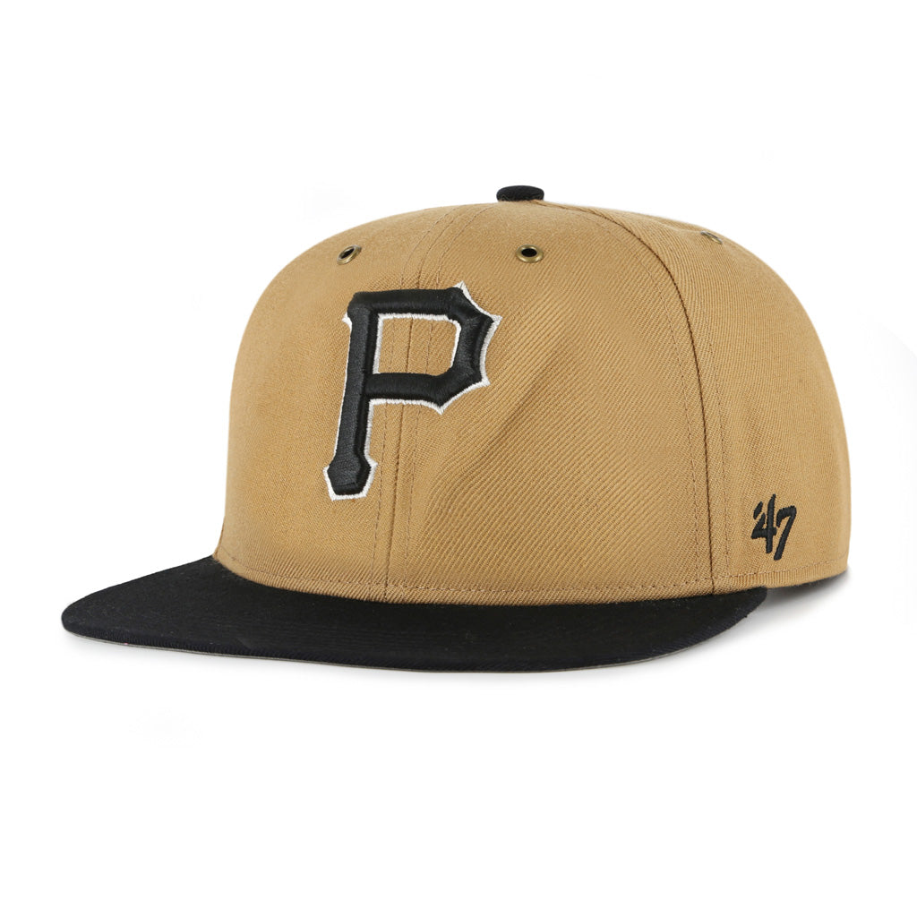 MLB Pittsburgh Pirates '47 Workshop Captain Snapback Hat - Brown