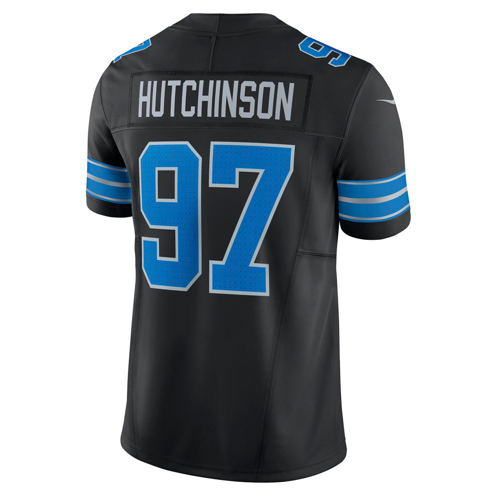 NFL Detroit Lions Aiden Hutchinson Nike Alternate Vapor Limited Jersey - Black