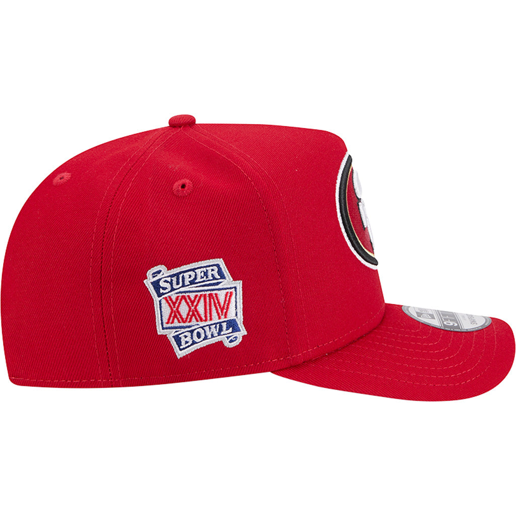 NFL San Francisco 49ers New Era OTC 9FIFTY A-Frame Hat - Red