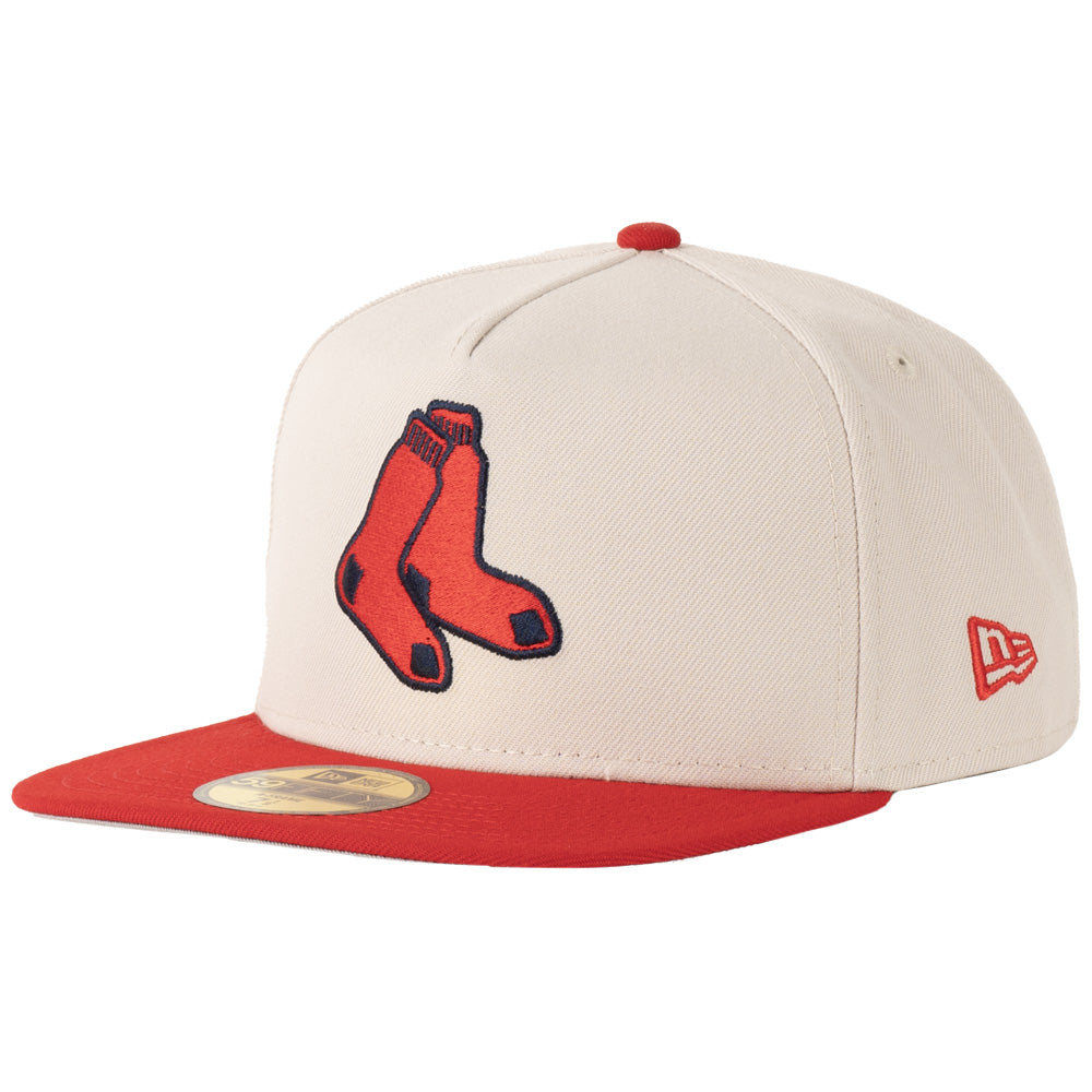 MLB Boston Red Sox New Era Stone A-Frame 59FIFTY Fitted Hat