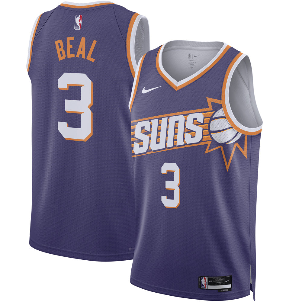 NBA Phoenix Suns Bradley Beal Nike 2023/24 Icon Swingman Jersey