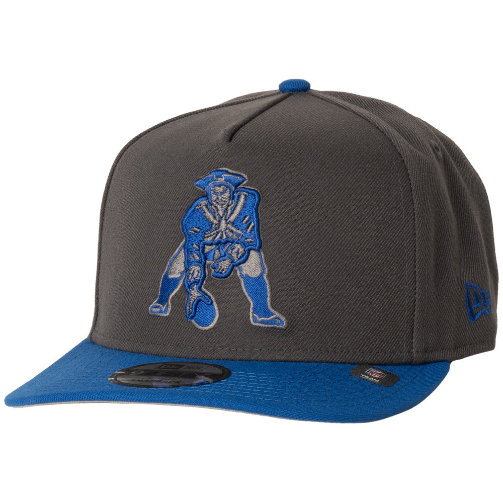 NFL New England Patriots New Era 2 Tone Graphite A-Frame 9FIFTY Snapback Hat