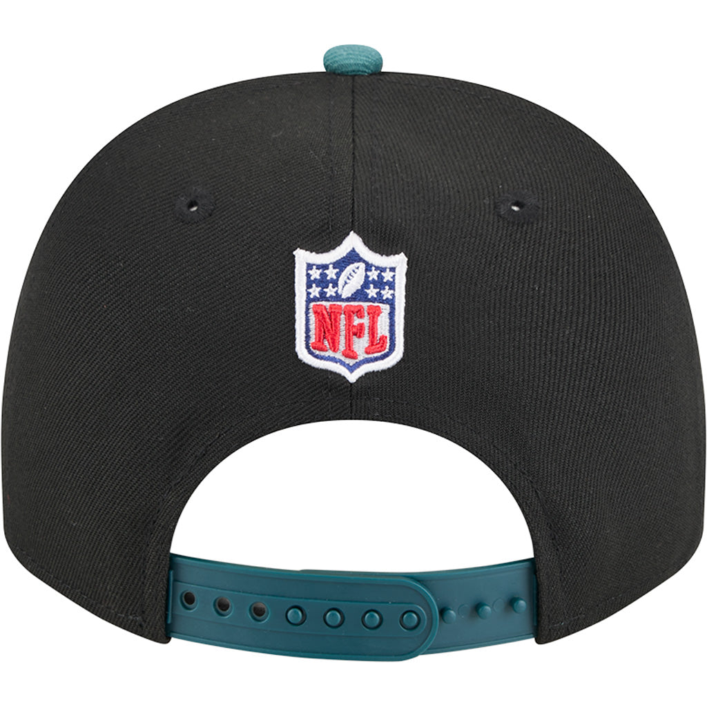 NFL Philadelphia Eagles New Era 2025 Draft 9FIFTY A-Frame Hat - Black