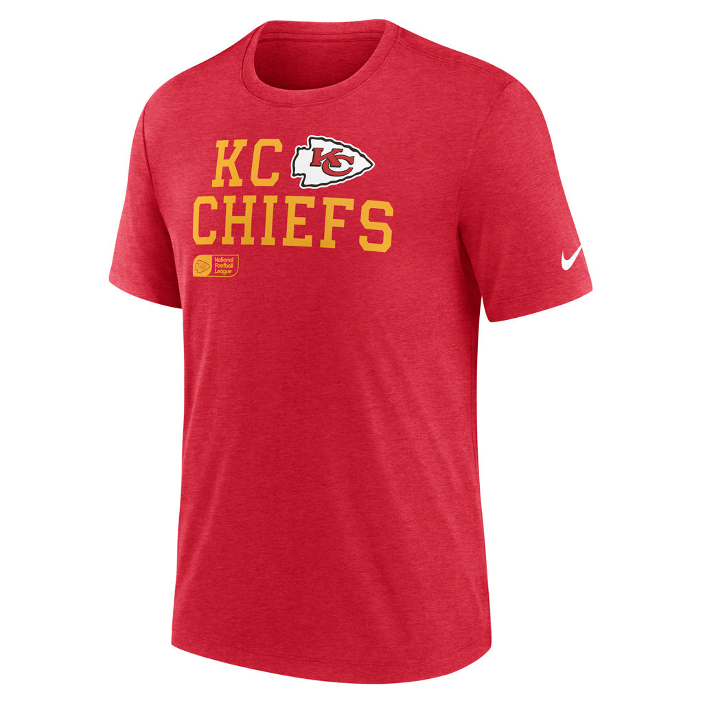 NFL Kansas City Chiefs Nike Lock Up Tri-Blend T-Shirt - Red