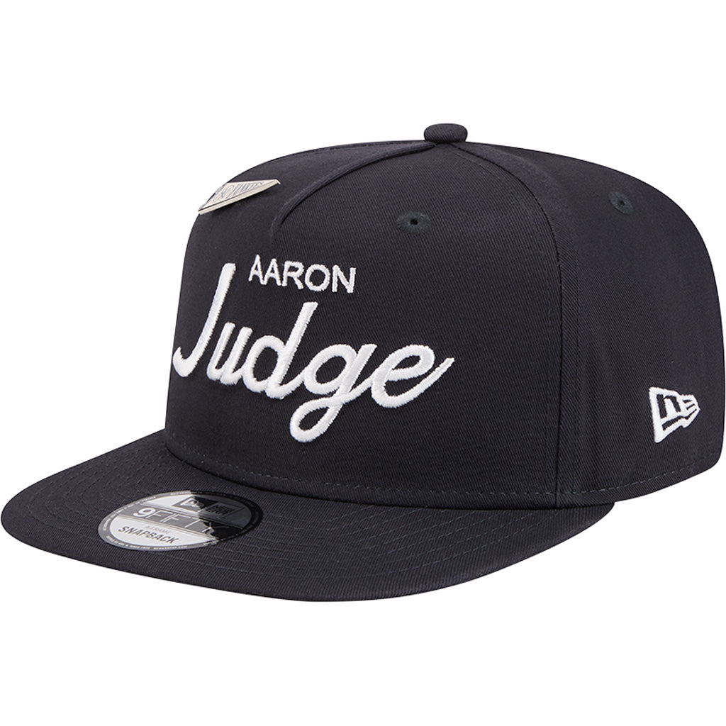 MLB New York Yankees Aaron Judge New Era Player Name 9FIFTY A-Frame Snapback Hat - Navy
