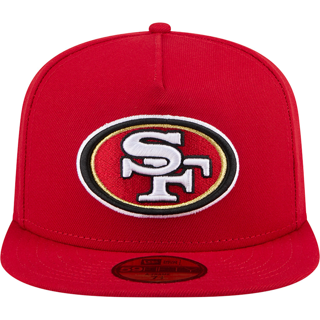 NFL San Francisco 49ers New Era A-Frame 59FIFTY Fitted Hat