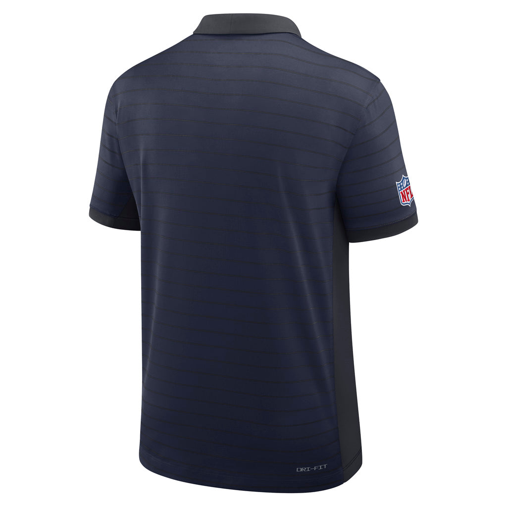 NFL Dallas Cowboys Nike 2025 Dri-Fit Striped Polo - Navy