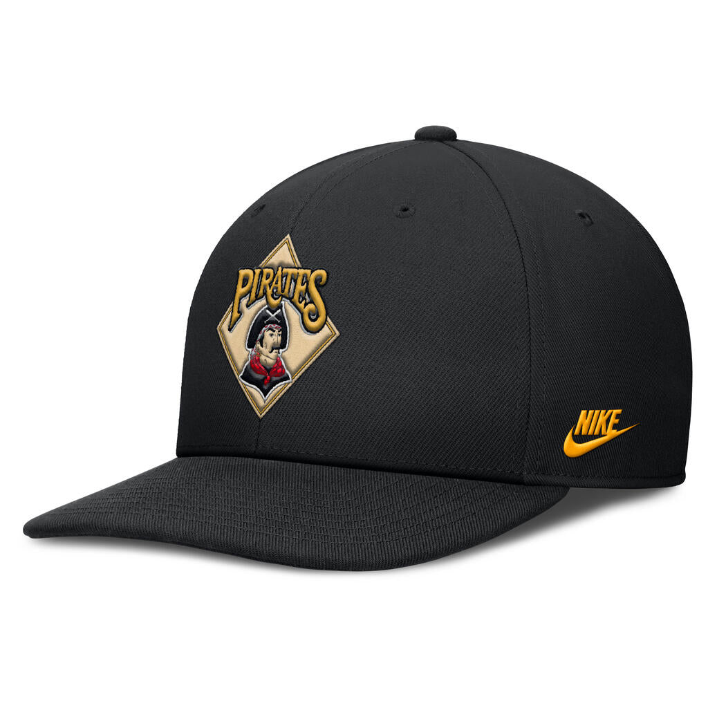 MLB Pittsburgh Pirates Nike Coopertsown Dri-Fit Snapback Hat - Black