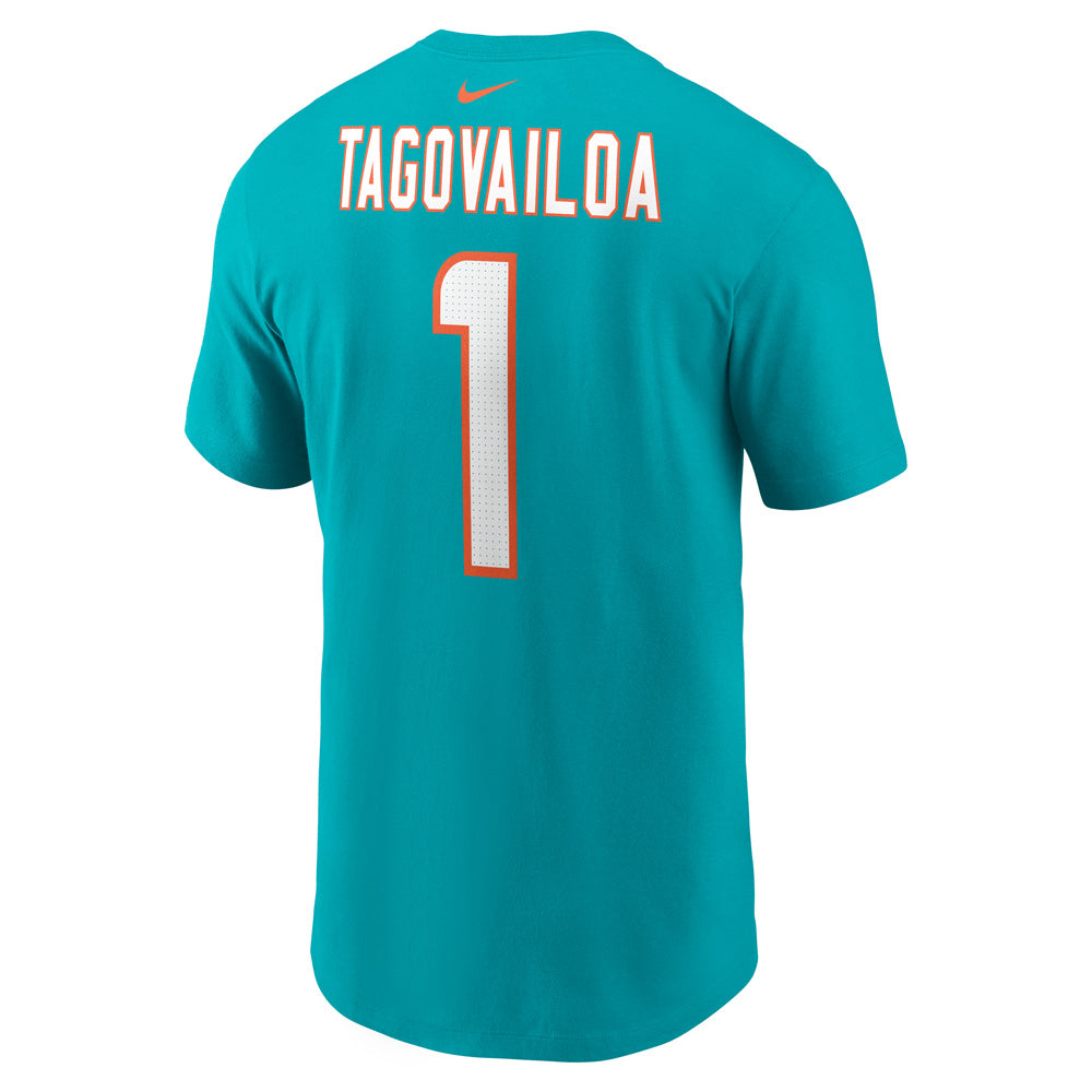 NFL Miami Dolphins Tua Tagovailoa Nike DFCT Player Pride Logo T-Shirt - Teal
