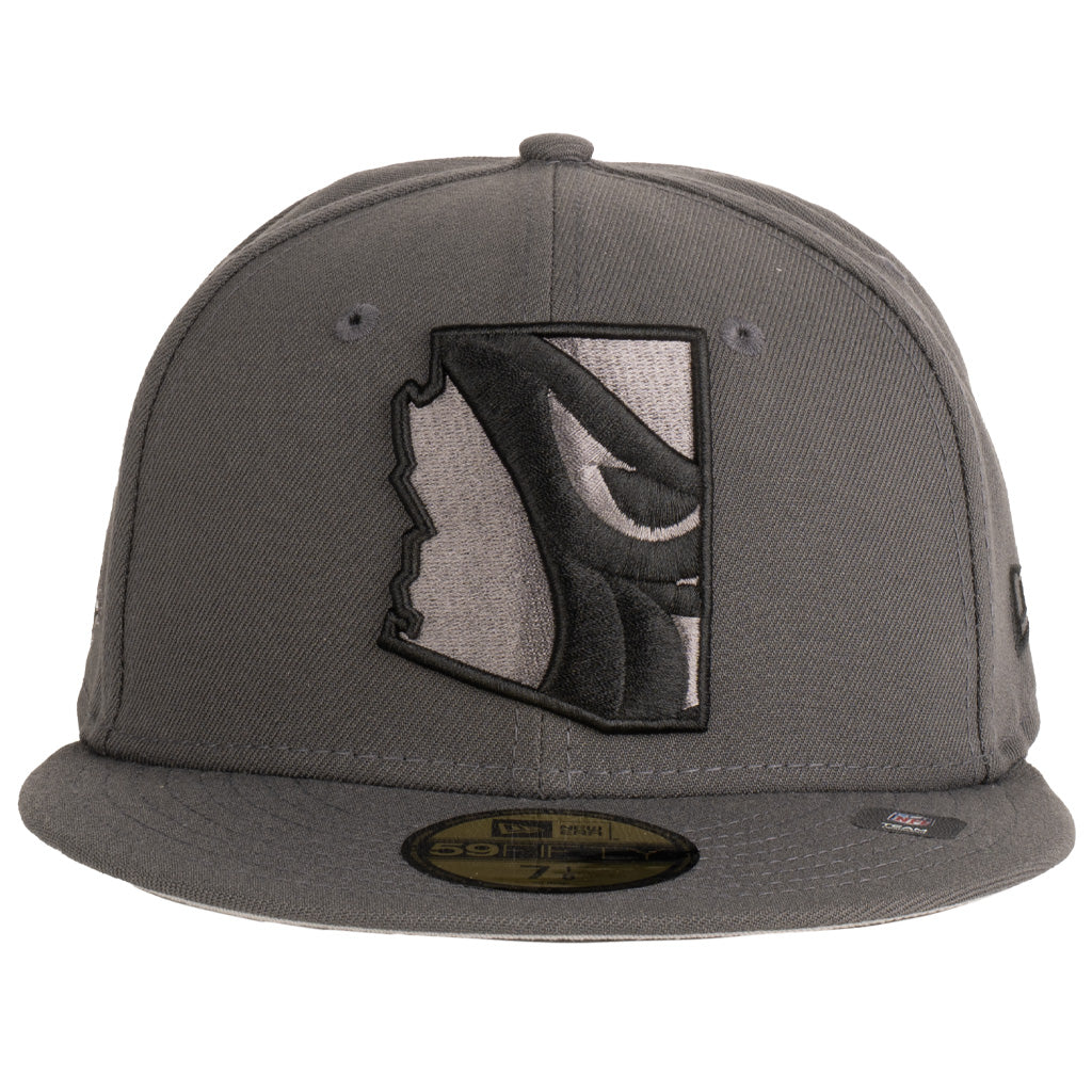 NFL Arizona Cardinals New Era State Fill Tonal Graphite 59FIFTY Fitted Hat - Graphite