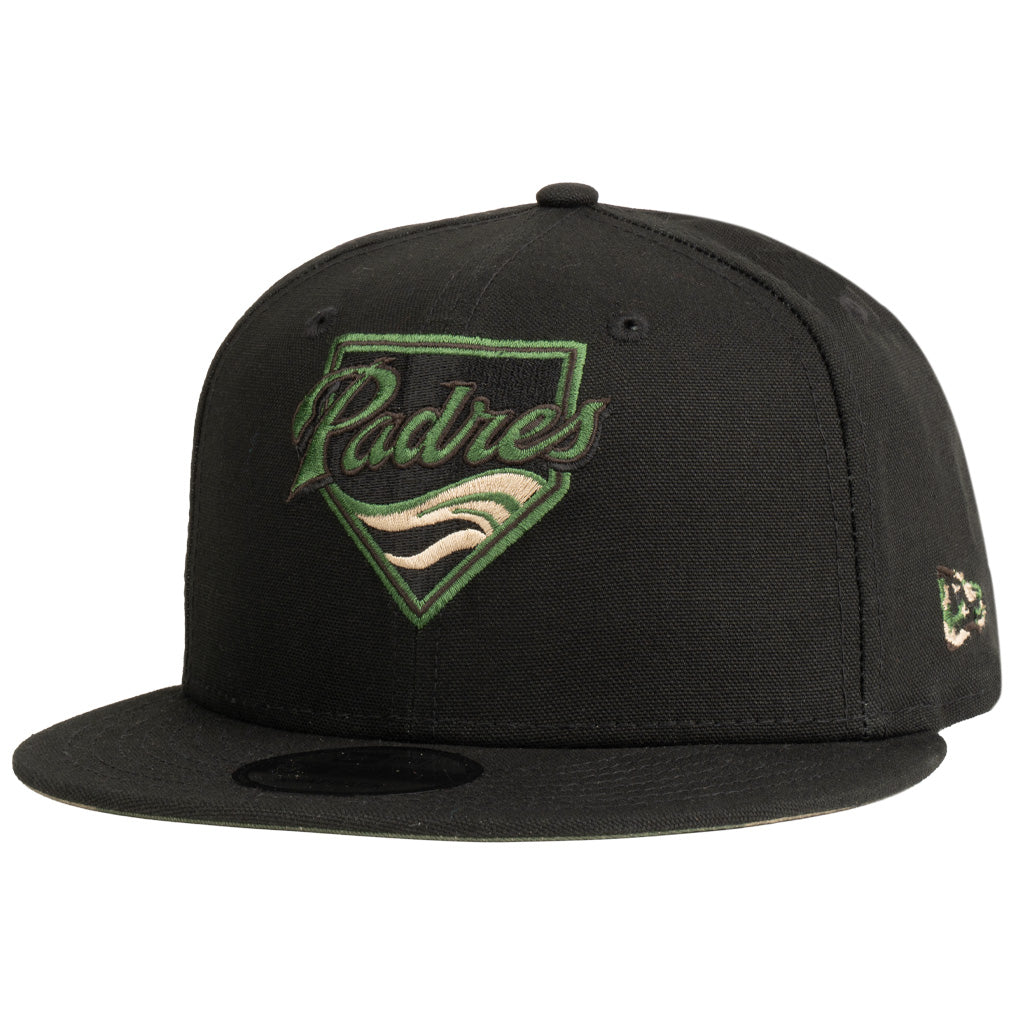 MLB San Diego Padres New Era Commando 9FIFTY Snapback Hat - Black