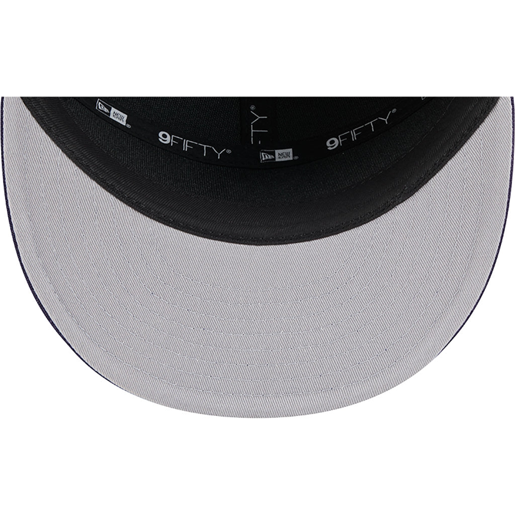 NCAA Arizona Wildcats Cotton Canvas 9FIFTY Split Panel Snapback Hat - Navy