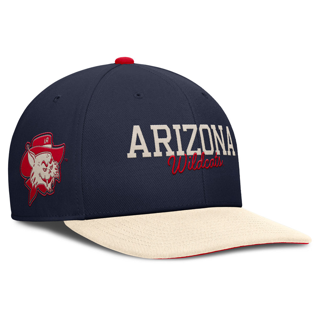 NCAA Arizona Wildcats Nike Two-Tone Legacy Script Snapback - Navy