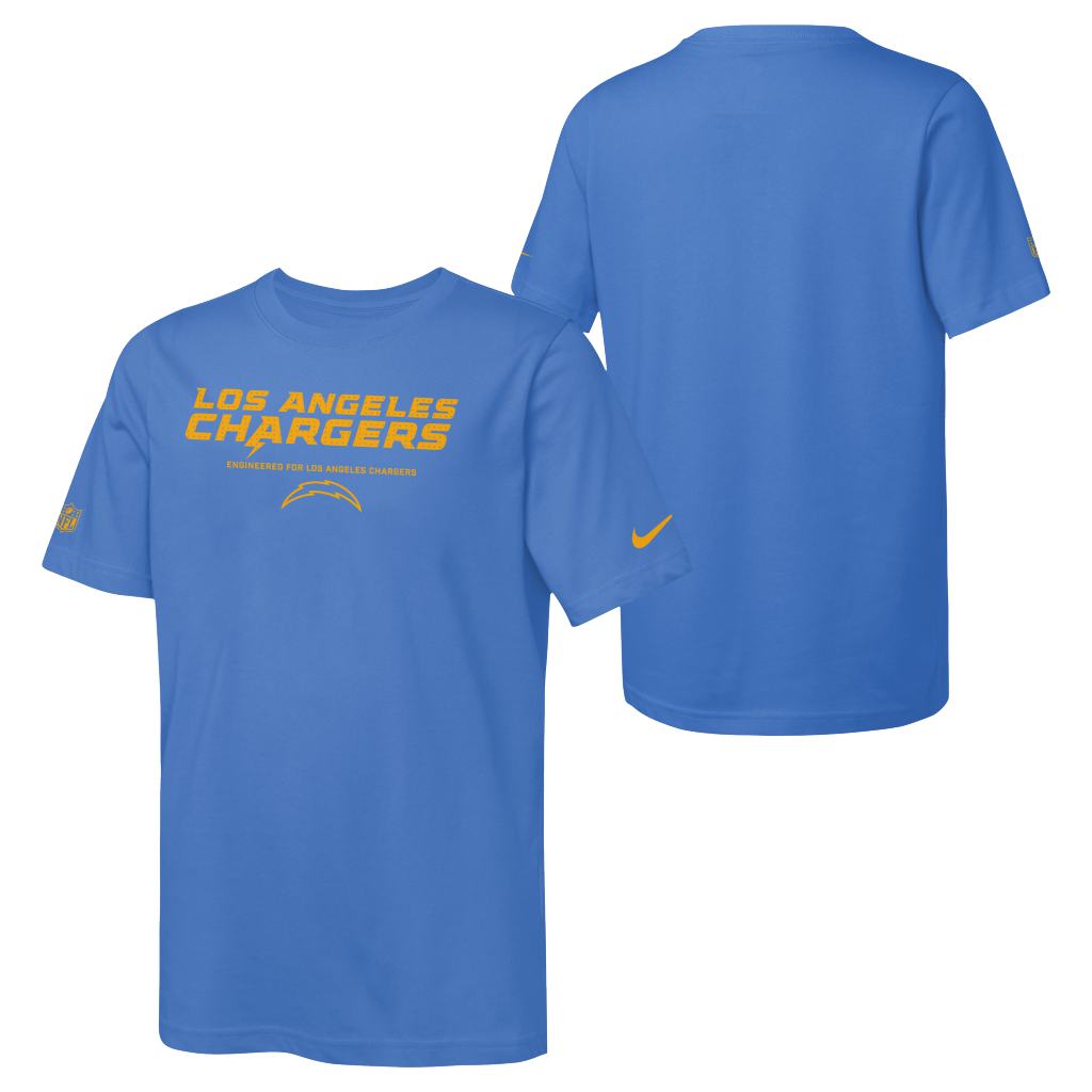 NFL Los Angeles Chargers Youth Nike Team Issue T-Shirt - Blue