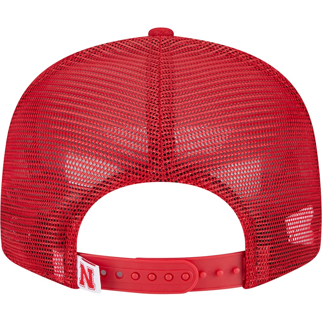 NCAA Nebraska Cornhuskers New Era 9FIFTY Snapback Trucker Hat - Red