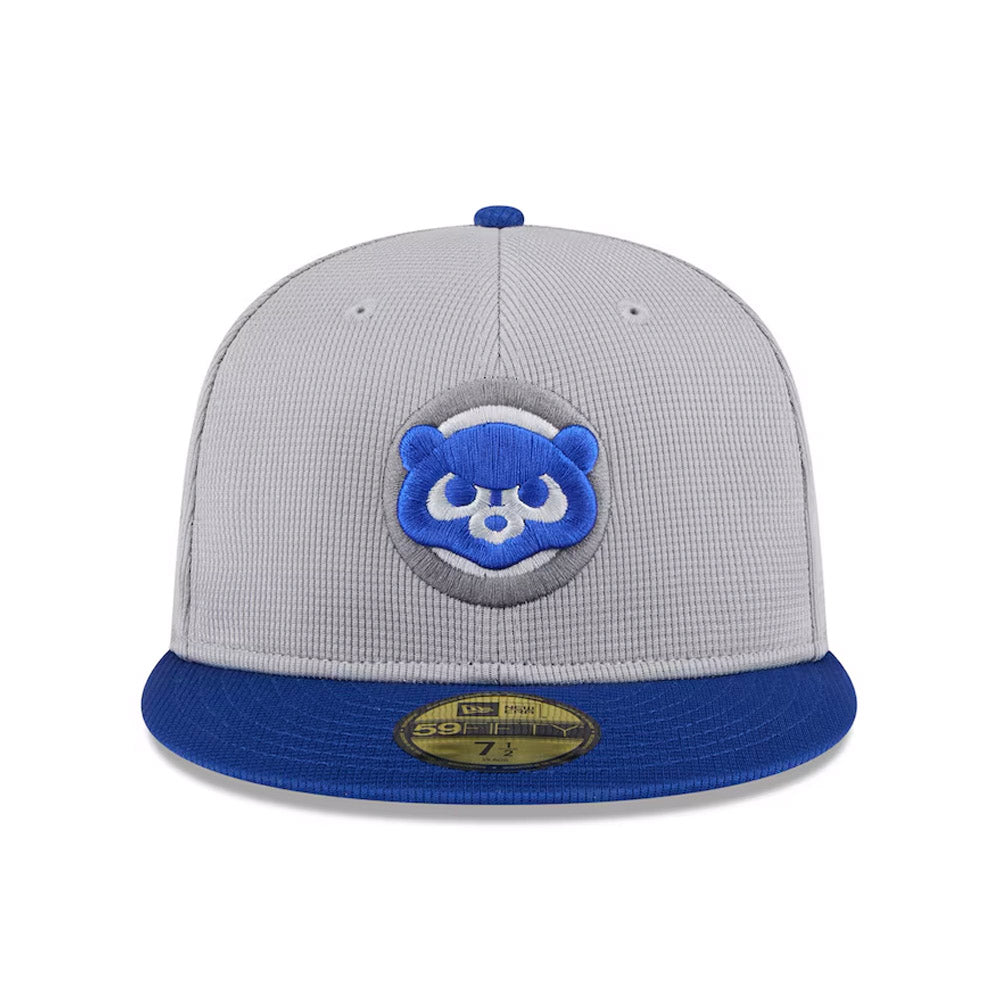 MLB Chicago Cubs New Era 2025 Graphite Batting Practice 59FIFTY Fitted Hat - Graphite