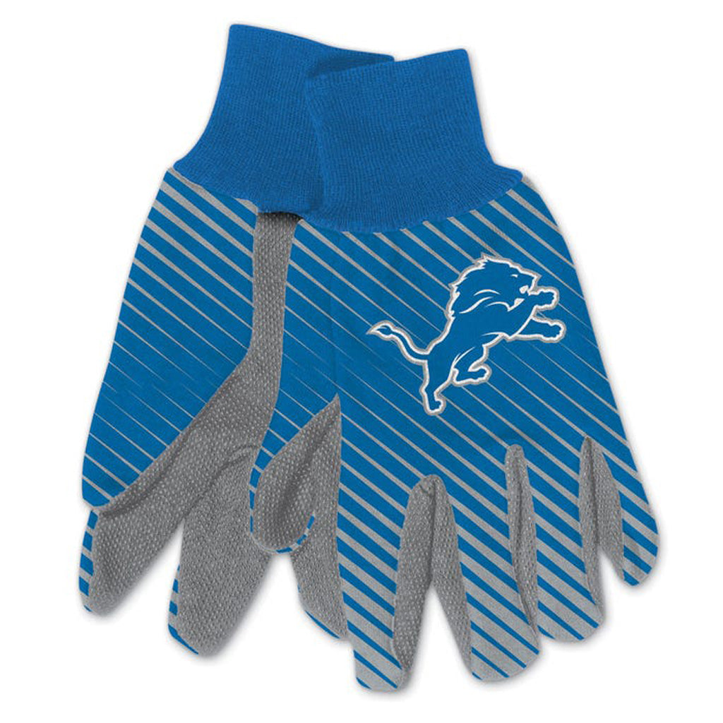 NFL Detroit Lions WinCraft Team Stripe Gloves - Blue