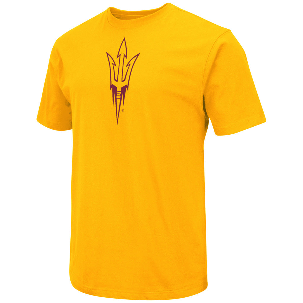 NCAA Arizona State Sun Devils Colosseum Fork Field T-Shirt - Gold