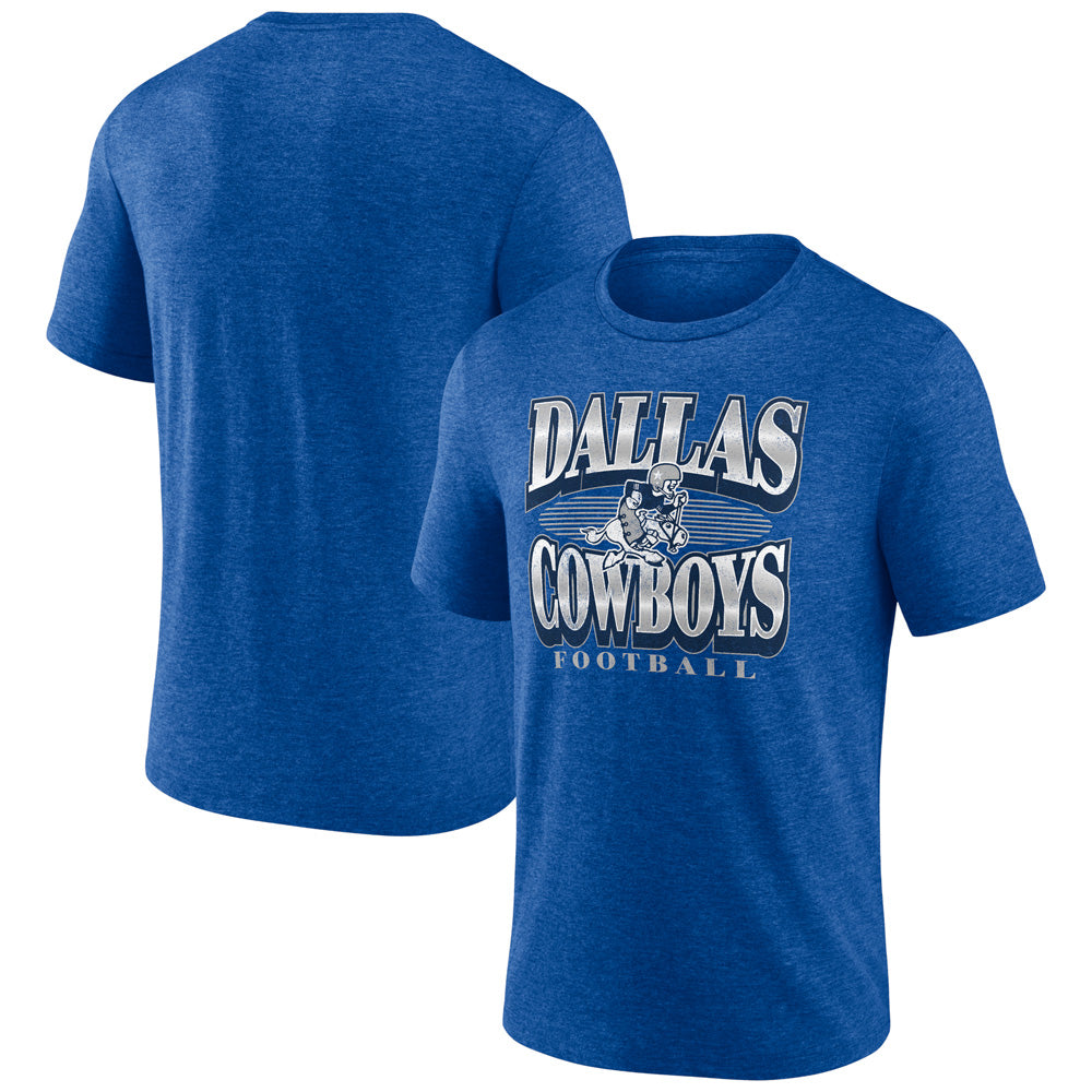 NFL Dallas Cowboys Fanatics Extreme Tackle Tri-Blend T-Shirt - Blue